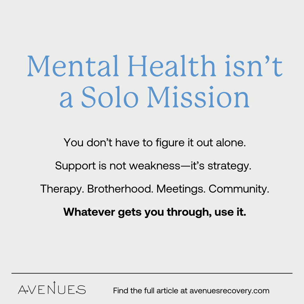 Men’s Mental Health in Recovery: Breaking the Silence