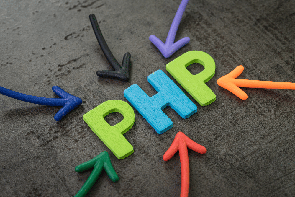 ‘PHP’ with arrows pointing to it. Sometimes all arrows point to PHP treatment as the solution.