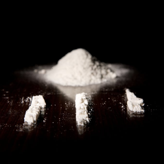 Gabapentin crushed into powder, for snorting gabapentin.