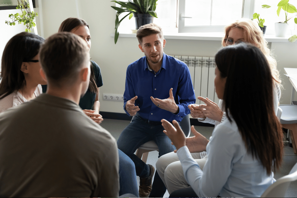 Group therapy can help people overcome Wellbutrin and Adderall addiction, Avenues Recovery advises.