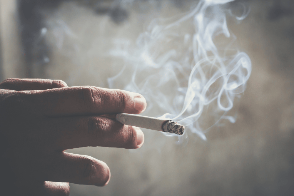 A cigarette - smoking crack cocaine in a cigarette leads to drug dependence quicker than snorting it.