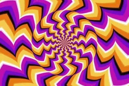 Image showing visual distortions and altered perceptions from hallucinogens, one of the most addictive substances