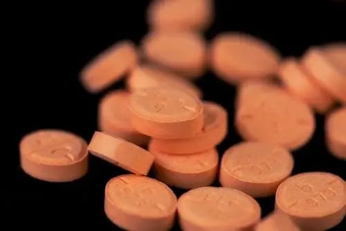 Illustration of Adderall, a stimulant drug, one of the most addictive substances
