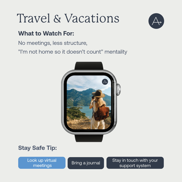 Image of woman with camera as Avenues Recovery explores common summer relapse trigger #3: travel and vacation