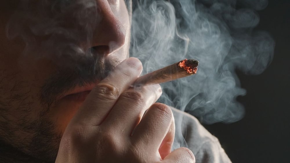 person smoking