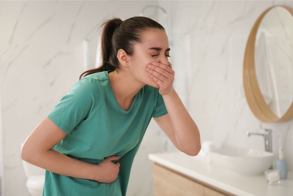vomitting, a sign of Sudafed addiction, explained by Avenues Recovery