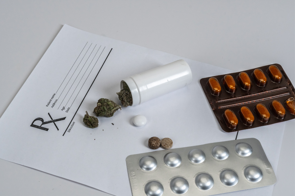 Spilled prescription weed and vyvanse pills, a combination that can be dangerous. Avenues Recovery