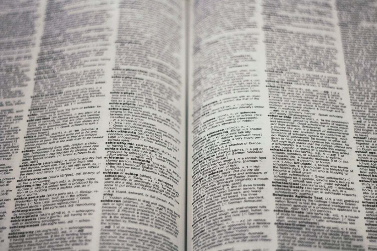 A List of Recovery Words